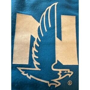 Vintage Nationwide Insurance Faribo Blue Acrylic Stadium Throw Blanket 57x62